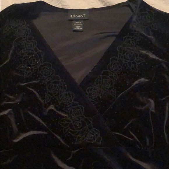 Lane Bryant velvet top - Picture 7 of 8
